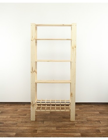 seria MAXI - Regał drewniany do zabudowy z półką ażurową  Maxi RW-4L - product 2