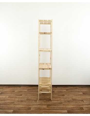 seria MAXI - Regał drewniany do zabudowy z półką ażurową  Maxi RW-4L - product 3