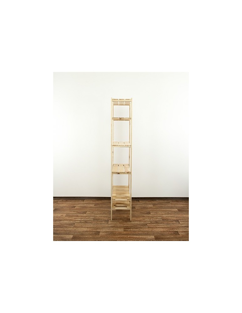 seria MAXI - Regał drewniany do zabudowy z półką ażurową  Maxi RW-4L - product MODO24.PL 3