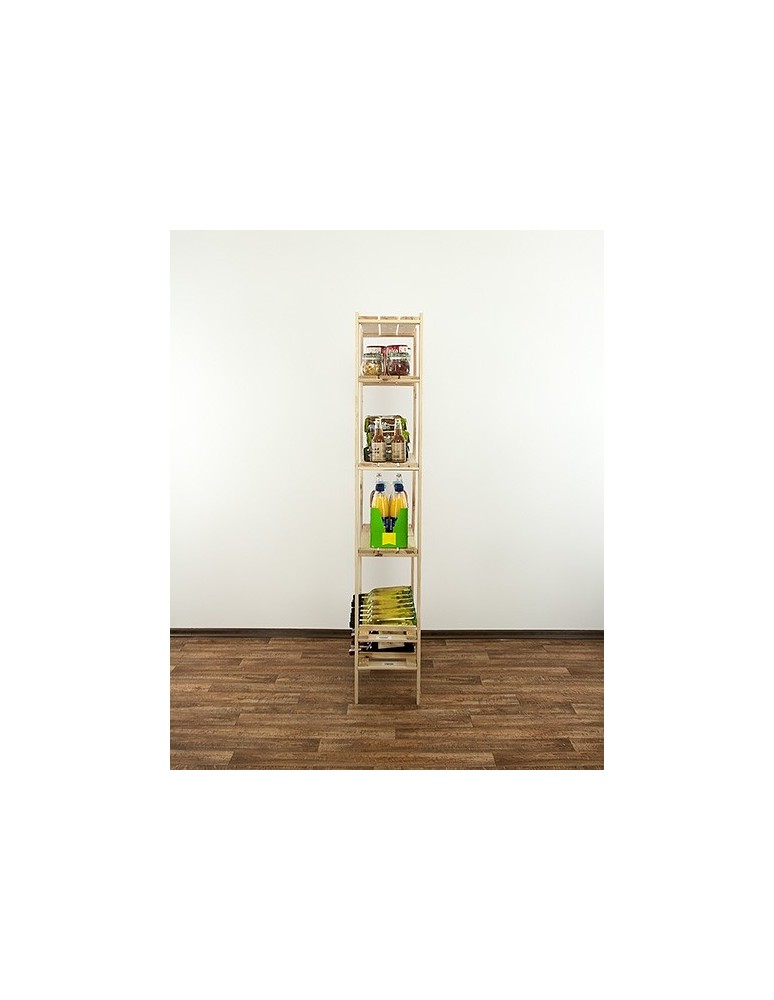 seria MAXI - Regał drewniany do zabudowy z półką ażurową  Maxi RW-4L - product MODO24.PL 8