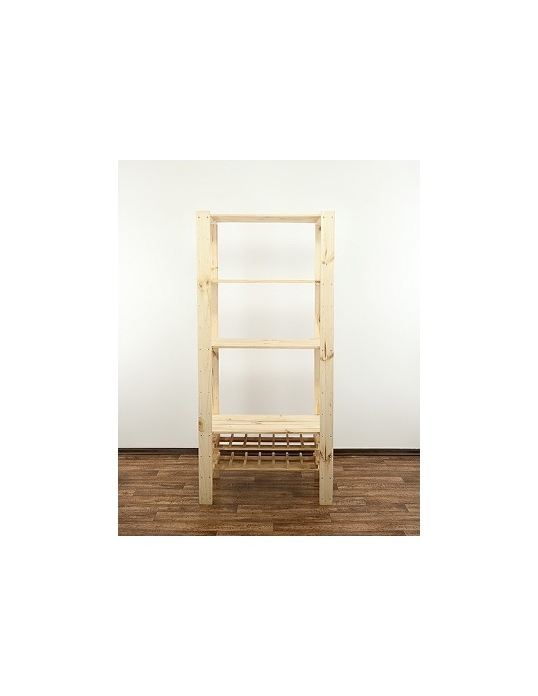 seria MAXI - Regał drewniany modułowy z półką ażurową  Maxi RW-4M - product MODO24.PL 4