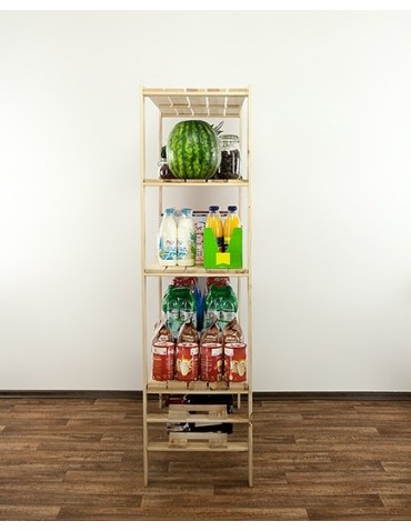 seria MAXI - Regał drewniany do warsztatu z półką ażurową Maxi RW-4N - product 7