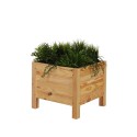 Sosnowa Donica Kwadratowa - 40x40x34 cm · Surowa