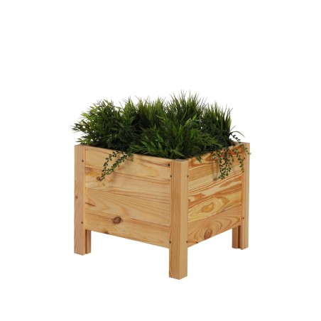 Sosnowa Donica Kwadratowa - 40x40x34 cm · Surowa