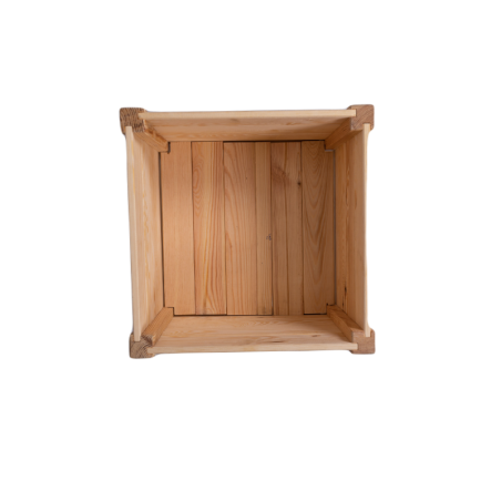 Sosnowa Donica Kwadratowa - 40x40x34 cm · Surowa