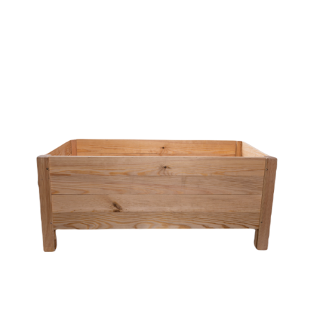 Dekoracyjna Donica ~ 80x40x34 cm ~ Sosnowa/Surowa