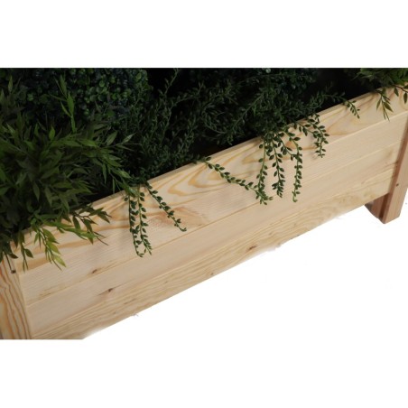 Dekoracyjna Donica ~ 80x40x34 cm ~ Sosnowa/Surowa