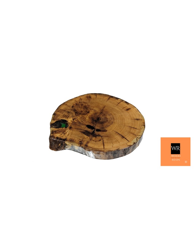 Stoły Marki Wood&Resin - Dębowy Stolik lub Blat ~ Sapphire Nook ~ Wood & Resin ~ Unikat 090305 - product MODO24.PL 1