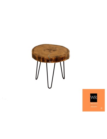 Stoły Marki Wood&Resin - Dębowy Stolik lub Blat ~ Smoke and Owl ~ Wood & Resin ~ Unikat 084634 - product 1