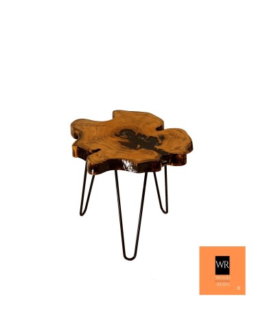 Stoły Marki Wood&Resin - Stolik lub Blat ~ Irregular Black ~ Wood & Resin ~ Unikat 121057 - product 1