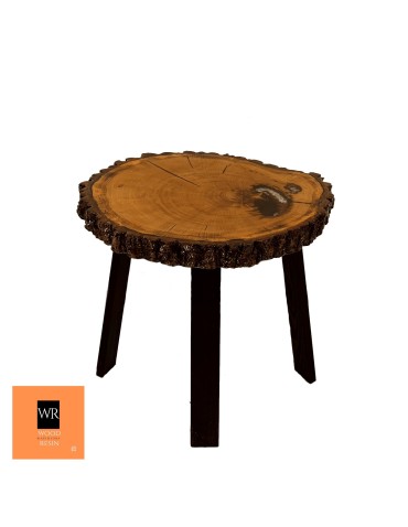 Stoły Marki Wood&Resin - Dębowy Stolik lub Blat ~ Smoking Craters ~ Wood & Resin ~ Unikat 113443 - product 1