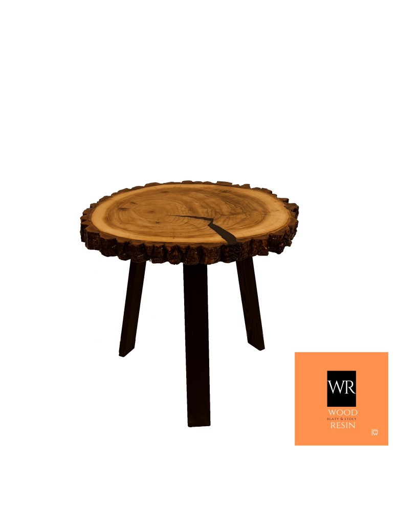 Stoły Marki Wood&Resin - Stolik lub Blat ~ Graphite Canyon ~ Wood & Resin ~ Unikat 123406 - product MODO24.PL 1
