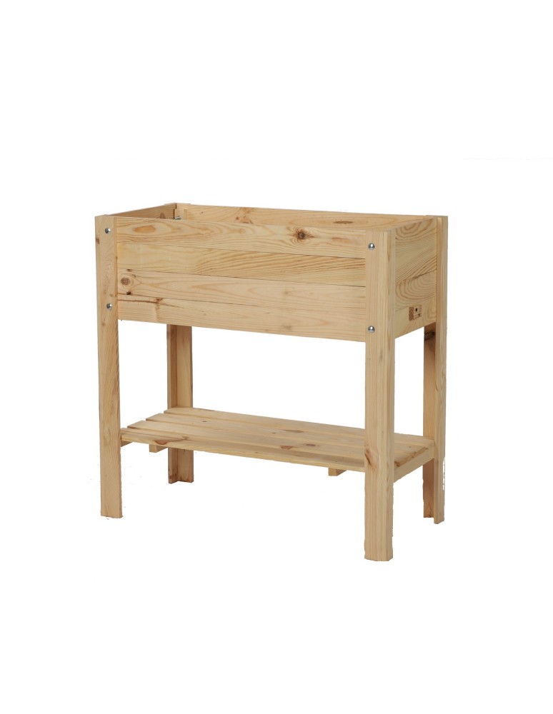 Kwietniki i donice - Drewniany Inspekt Miniszklarenka ~ OBL Surowa ~ Pokrywa Trapezowa, Półka Dolna - product MODO24.PL 6