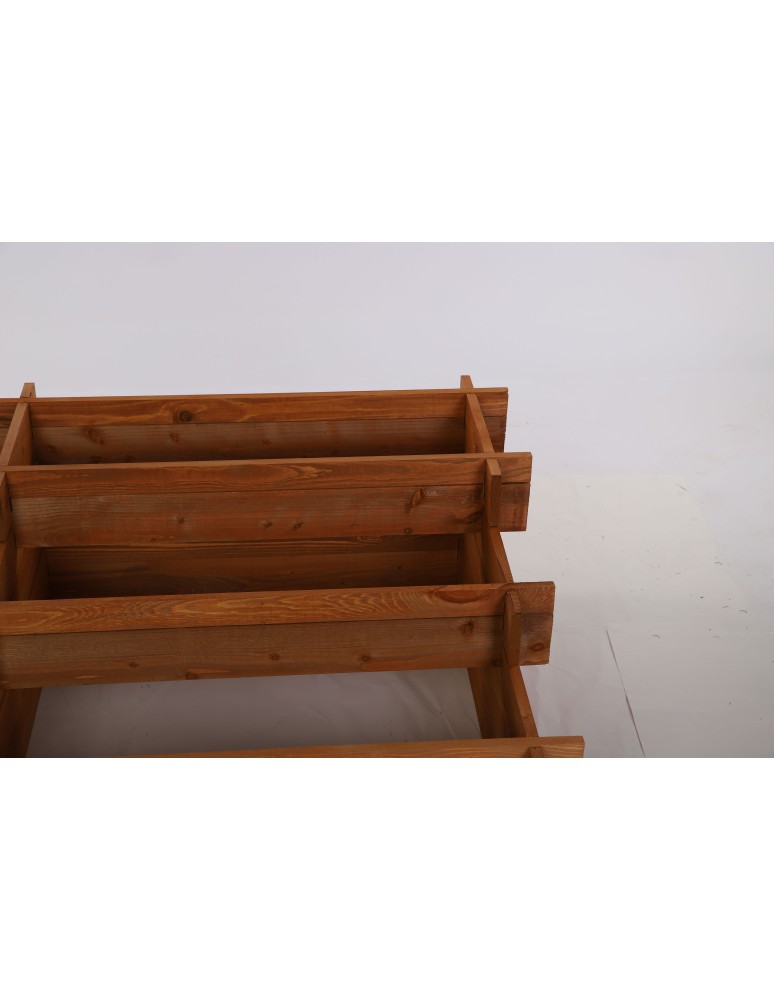 Dom i ogród - Składana Grządka Kaskadowa ~ Brązowa ~ 78x75x40 cm - product MODO24.PL 5