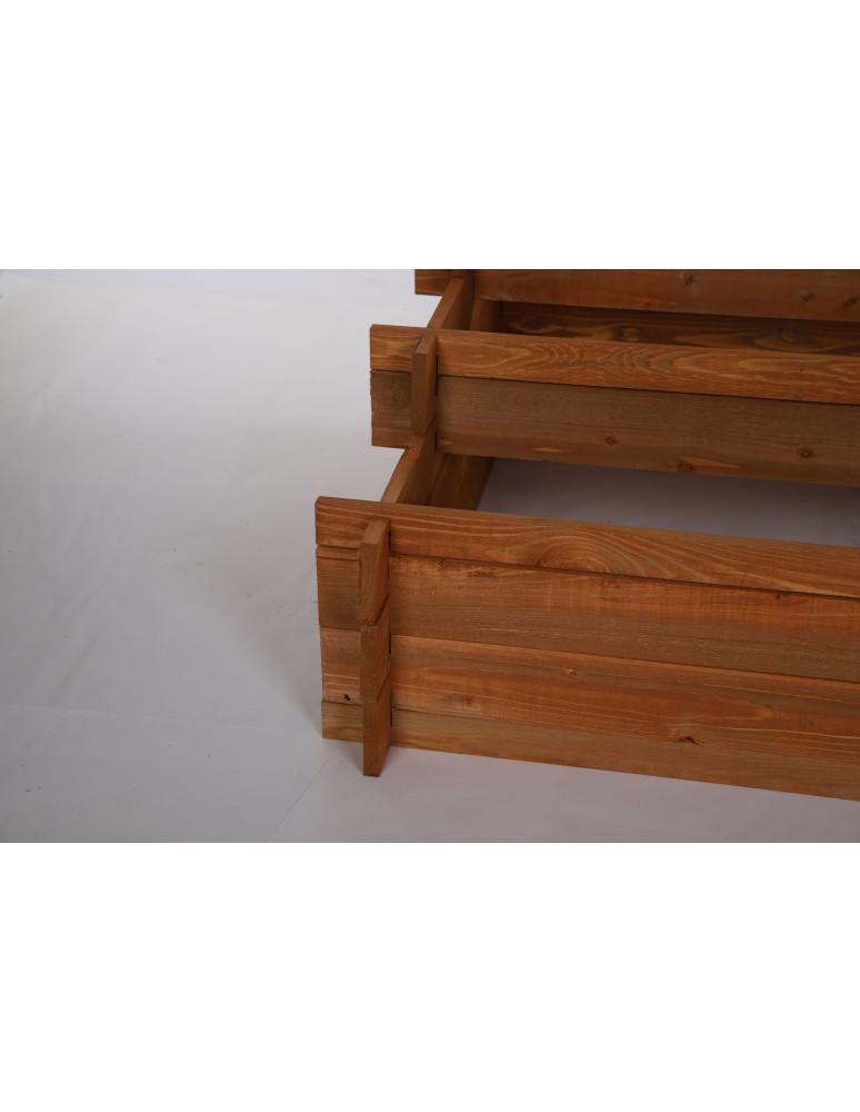 Dom i ogród - Składana Grządka Kaskadowa ~ Brązowa ~ 78x75x40 cm - product MODO24.PL 4