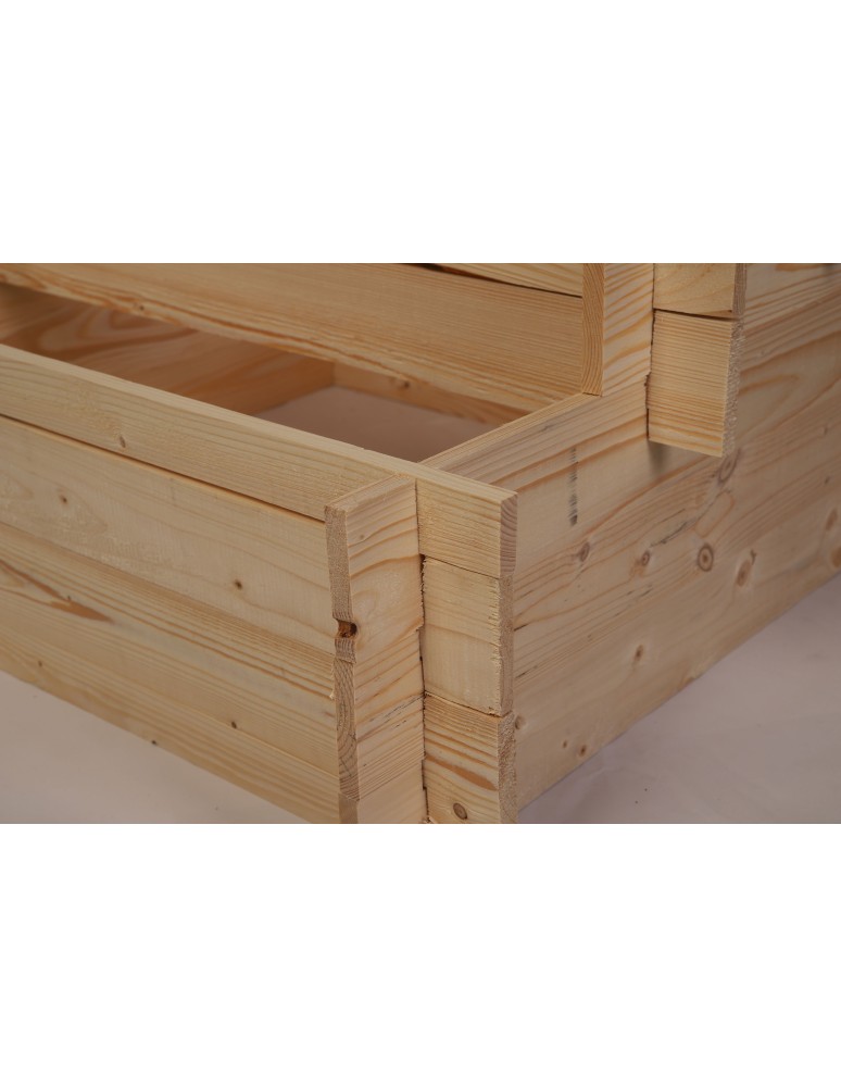 Dom i ogród - Składana Grządka Kaskadowa ~ Surowa ~ 78x75x40 cm - product MODO24.PL 6