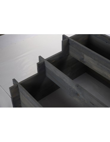 Dom i ogród - Składana Grządka Kaskadowa ~ Szara ~ 78x75x40 cm - product 3