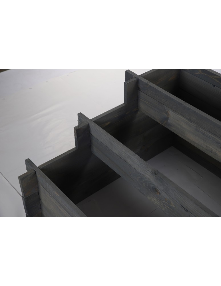 Dom i ogród - Składana Grządka Kaskadowa ~ Szara ~ 78x75x40 cm - product MODO24.PL 3