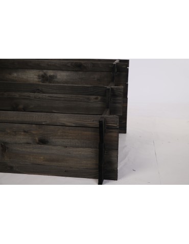 Dom i ogród - Składana Grządka Kaskadowa ~ Czarna ~ 100x75x40 cm - product 4