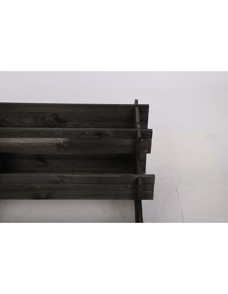 Dom i ogród - Składana Grządka Kaskadowa ~ Czarna ~ 100x75x40 cm - product MODO24.PL 5