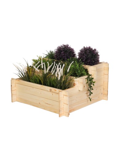 Składana Grządka Kaskadowa ~ Surowa ~ 100x75x40 cm