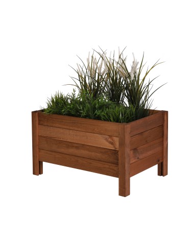 Dekoracyjna Donica Sosnowa ~ 60x40x34 cm ~ Brązowa RD-DNC_60_BR