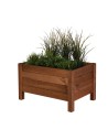 Dekoracyjna Donica Sosnowa ~ 60x40x34 cm ~ Brązowa RD-DNC_60_BR
