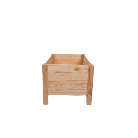 Dekoracyjna Donica Prostokątna ~  60x40x34 cm ~  Sosnowa/Brązowa