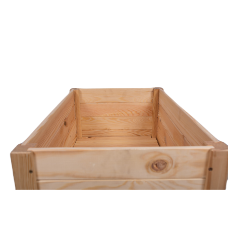 Dekoracyjna Donica Prostokątna ~  60x40x34 cm ~  Sosnowa/Brązowa