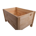 Dekoracyjna Donica Prostokątna ~  60x40x34 cm ~  Sosnowa/Brązowa