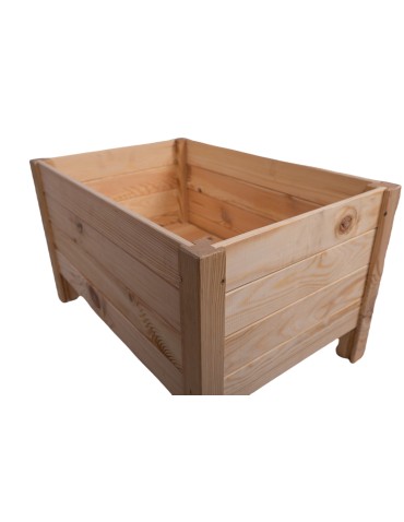 Dom i ogród - Dekoracyjna Donica Sosnowa ~ 60x40x34 cm ~ Brązowa RD-DNC_60_BR - product 6