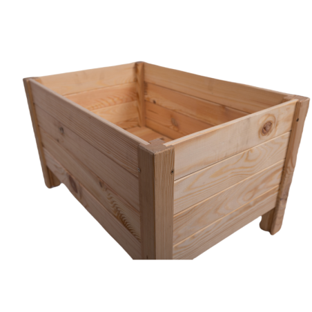 Dekoracyjna Donica Prostokątna ~  60x40x34 cm ~  Sosnowa/Brązowa