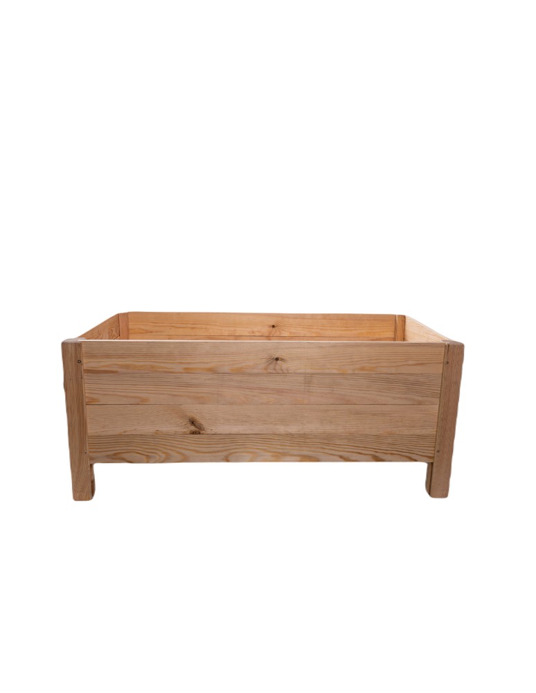 Dom i ogród - Dekoracyjna Donica Sosnowa ~ 80x40x34 cm ~ Brązowa RD-DNC_80_BR - product MODO24.PL 5