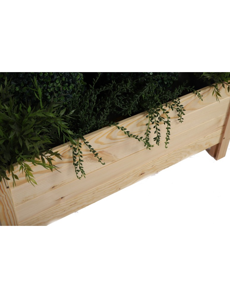 Dom i ogród - Dekoracyjna Donica Sosnowa ~ 80x40x34 cm ~ Brązowa RD-DNC_80_BR - product MODO24.PL 8