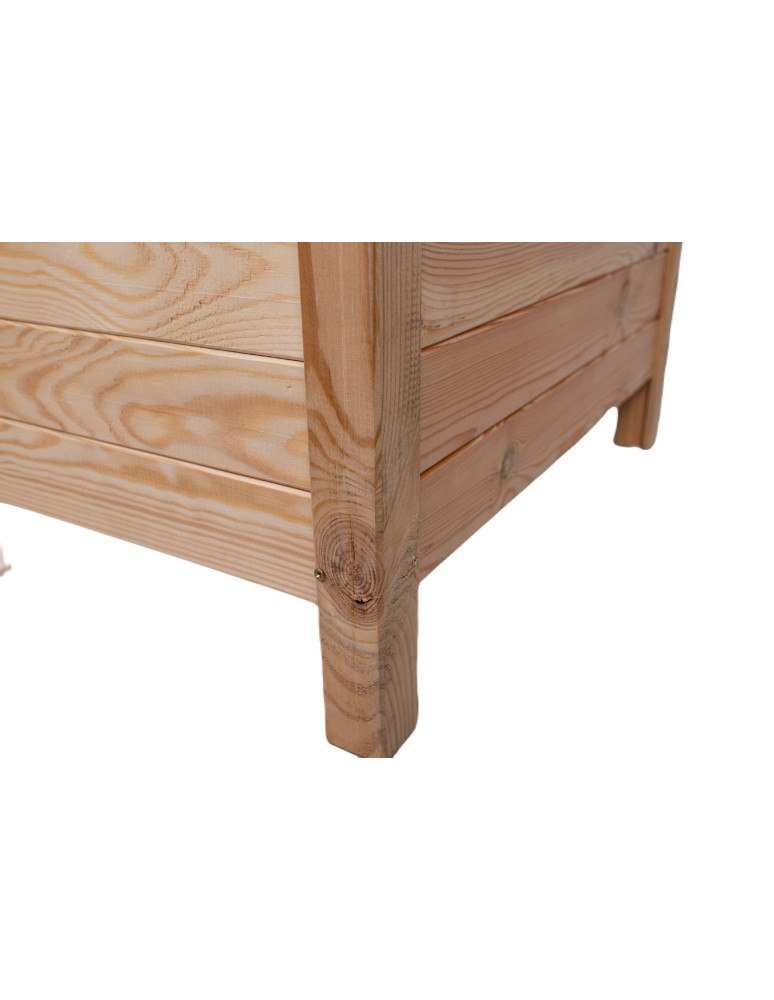 Dom i ogród - Dekoracyjna Donica Sosnowa ~ 80x40x34 cm ~ Brązowa RD-DNC_80_BR - product MODO24.PL 4