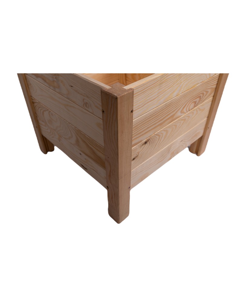 Dom i ogród - Sosnowa Donica z Pergolą ~ 40x40x120 cm ~ Brązowa RD-DNC_PRG_40_BR - product MODO24.PL 10