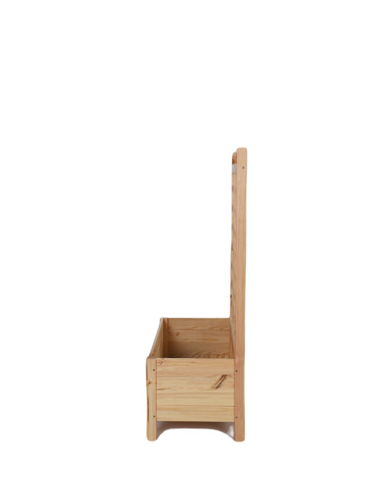 Dom i ogród - Sosnowa Donica z Pergolą ~ 40x80x120 cm ~ Brązowa RD-DNC_PRG_80_BR - product MODO24.PL 4