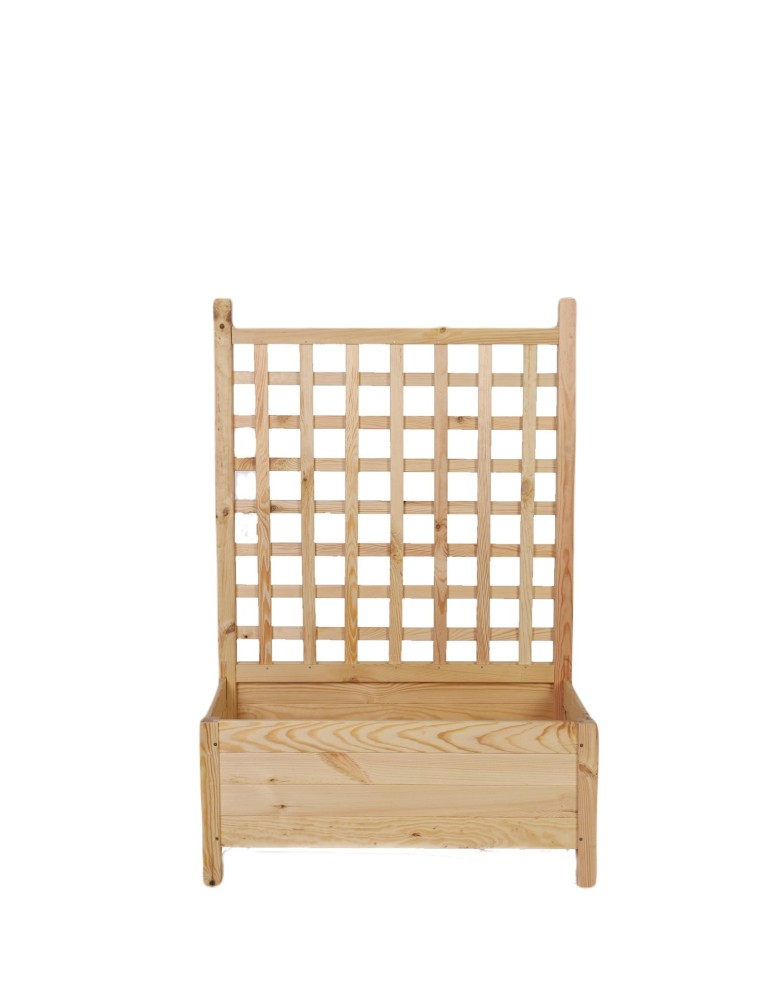 Dom i ogród - Sosnowa Donica z Pergolą ~ 40x80x120 cm ~ Brązowa RD-DNC_PRG_80_BR - product MODO24.PL 5