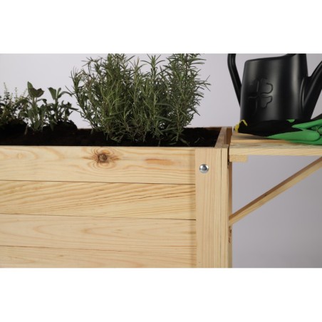 Inspekt z Hotelem dla Owadów ⚛ Dwie Półki ⚛ 78x37x78cm ⚛ Surowe Drewno