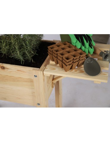 Kwietniki i donice - Inspekt z Hotelem dla Owadów ~ OBL Surowy ~ Półka Dolna i Boczna - product 6