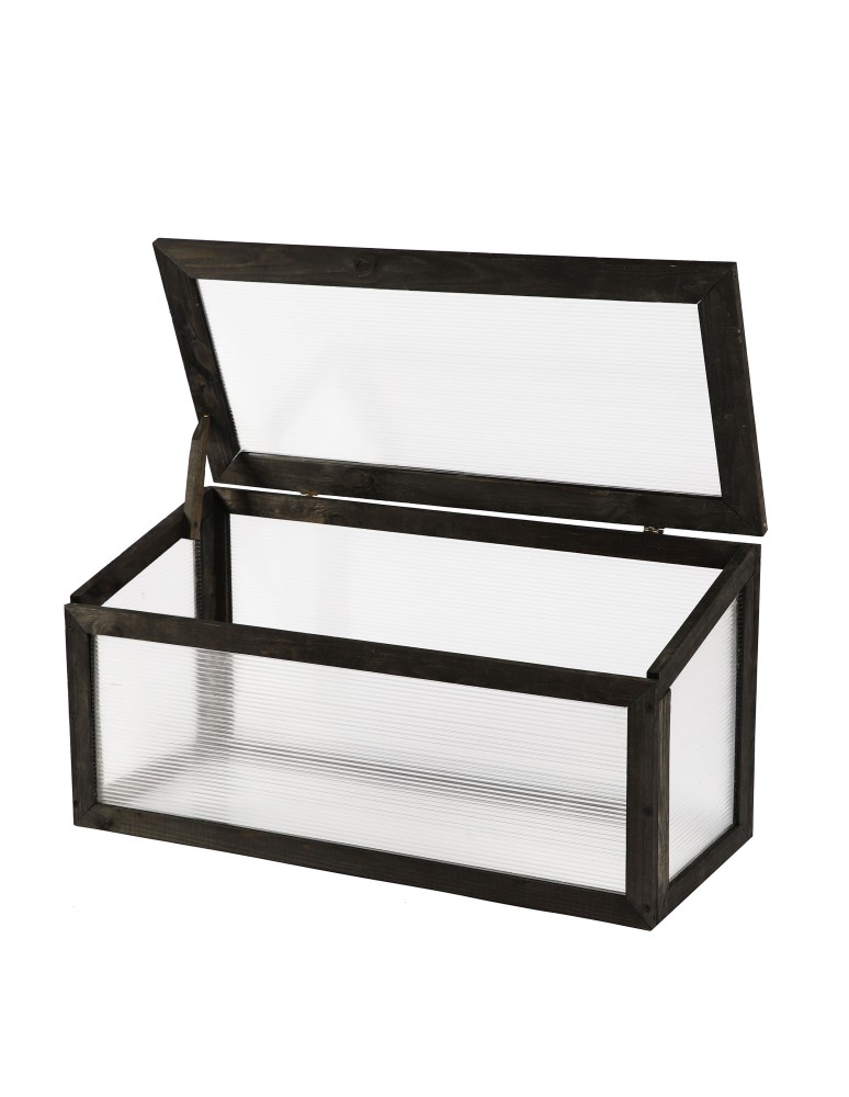 Kwietniki i donice - Inspekt z Hotelem dla Owadów ~ Kopuła Trapezowa ~ Półki Boczna i Dolna ~ OBL Czarny - product MODO24.PL 2