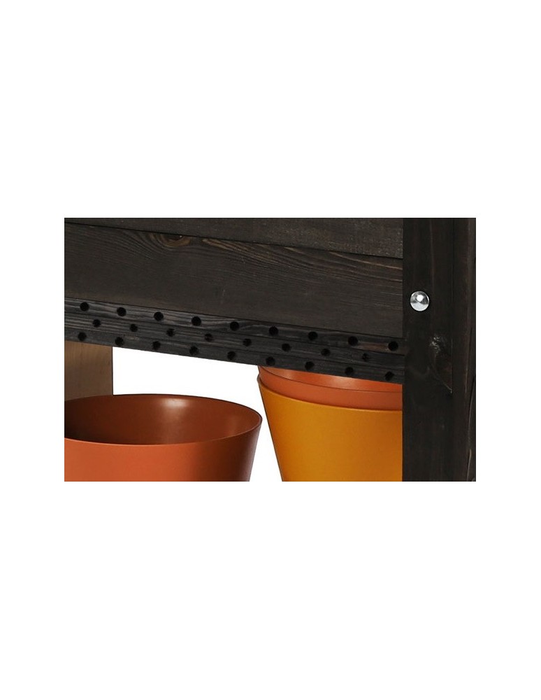 Kwietniki i donice - Inspekt z Hotelem dla Owadów ~ Półka Dolna i Boczna ~ OBL Czarny - product MODO24.PL 6