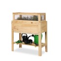 Drewniany Inspekt z Hotelem dla Owadów i Półką ⚘ 78x37x78 cm