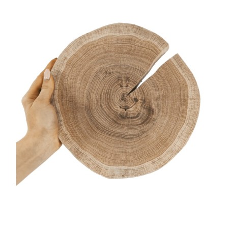 Plaster drewna - fi 20-25 cm - Dąb, gr 2,0 cm