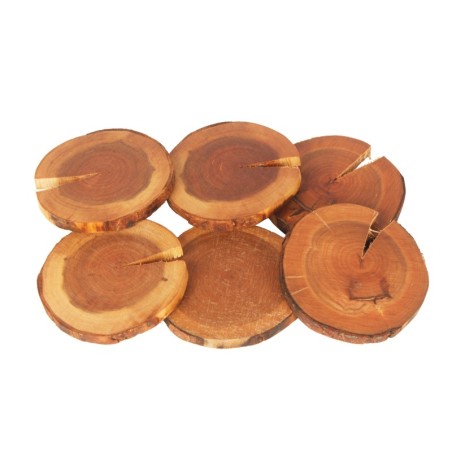 Podkładki Na Stół ◎ Czeremcha ◎ Olejowane ◎ ø 9-12 cm ◎ 6 sztuk