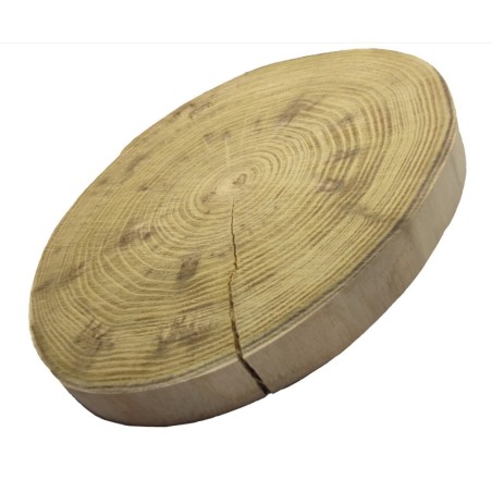 Plaster drewna - fi 15-20 cm - Akacja, gr 2,0 cm