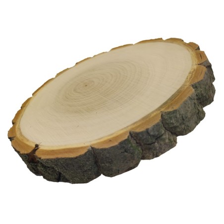 Plaster drewna z korą - fi 20-25 cm - Topola, gr 3,0 cm 071453