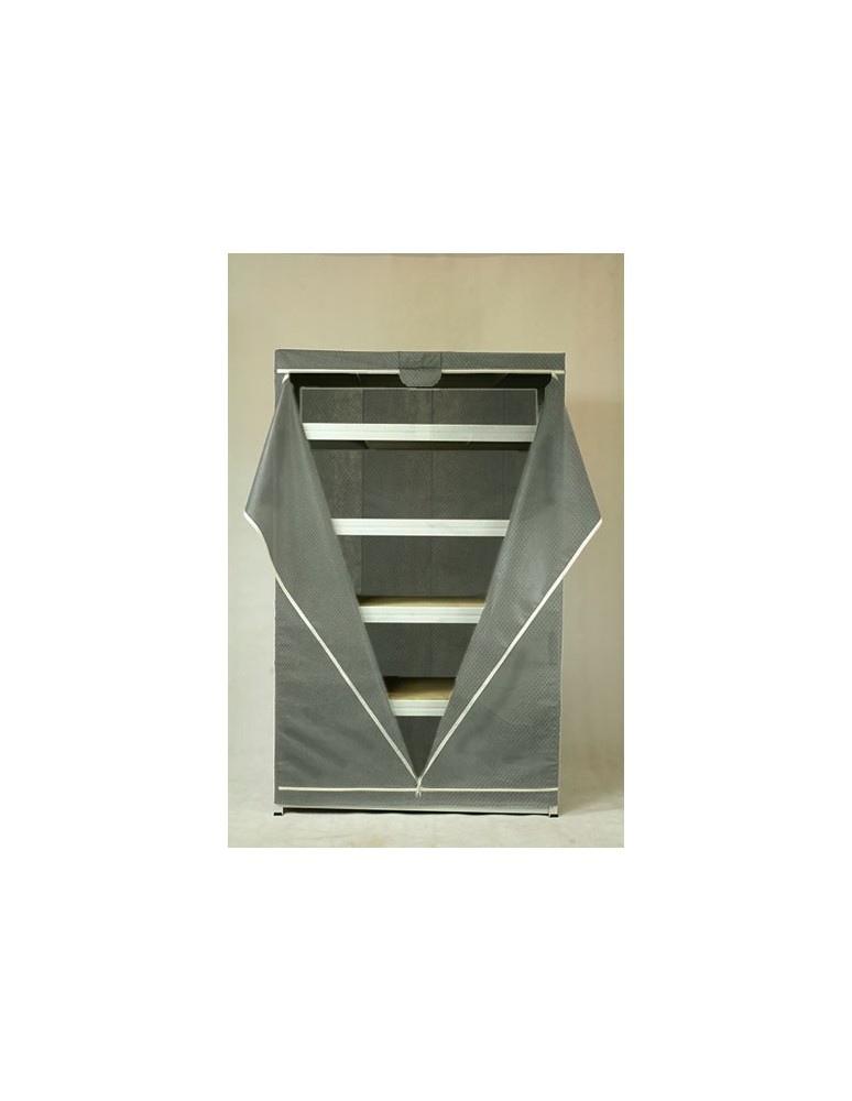 Pokrowce na Regały - Szary Pokrowiec na Regał - Szyty na Miarę - Uniwersalny - product MODO24.PL 2