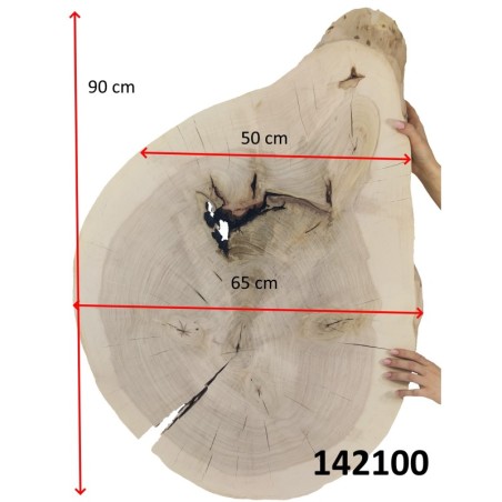 Nieregularny Plaster Topoli ⭖ Okorowany/Surowy ⭖ 65x90x8 cm