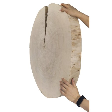 Owalny Plaster Topoli ⭖ Okorowany/Surowy ⭖ 75 x ±65 x 9 cm ⭖ DIY